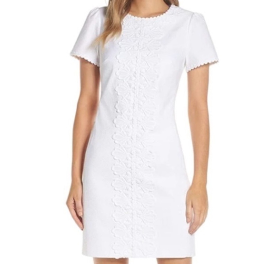 Lilly Pulitzer Maisie Stretch Dress, Size 0. Resort White